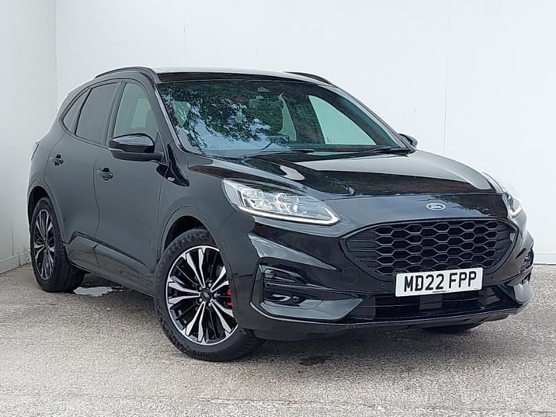 Black Used 2022 Ford Kuga ST-Line X SUV | £21,698 (Fair price) - Image 1/4