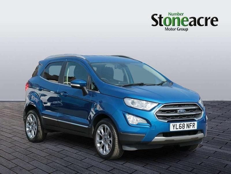 Blue Used 2018 Ford Ecosport Titanium SUV | £10,995 (Fair price) - Image 1/4