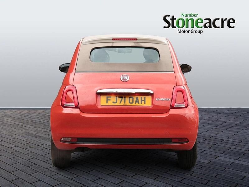 Used Fiat 500 Pop 70 HP (51 kW) 2021 Orange Cabriolet