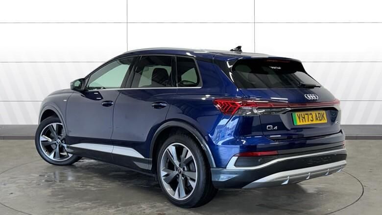 Used Audi Q4 e-tron S-Line 150 kW (204 HP) 2023 Blue SUV