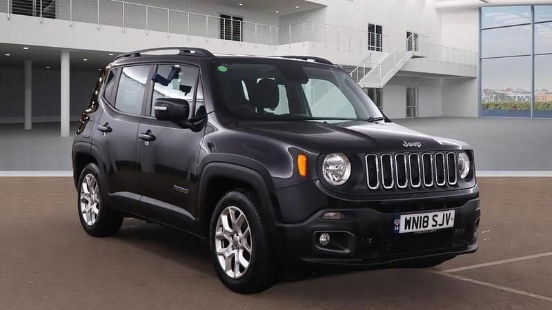 Black Used 2018 Jeep Renegade Longitude SUV | £9,995 (Good price) - Image 1/4