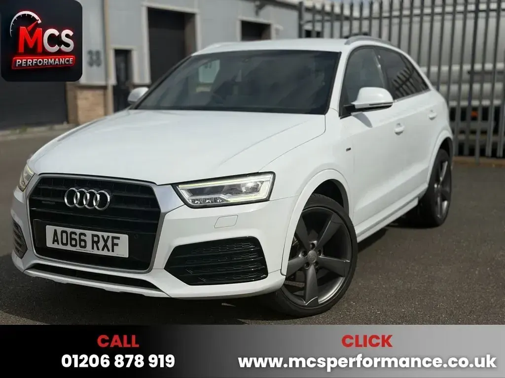 Usado Audi Q3 S-line plus 150 CV (110 kW) 2016 Blanco SUV