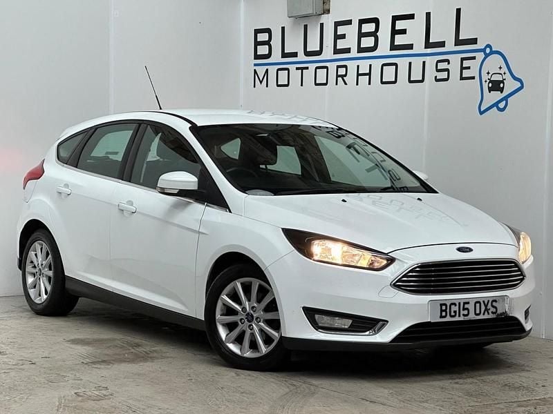 White Used 2015 Ford Focus Titanium Hatchback | £5,795 (Fair price) - Image 1/3