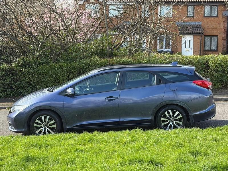 Begagnad Honda Civic SE Plus 2014 Blå Kombi