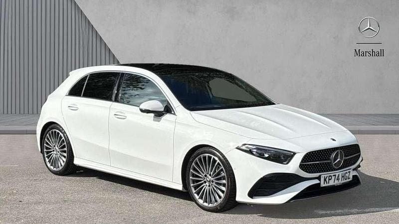 White Used 2024 Mercedes A200 AMG Line Premium Plus Hatchback | £27,680 (A bit pricey) - Image 1/4