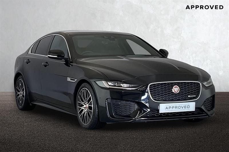 Narvik black Used 2020 Jaguar XE R-Dynamic Sedan | £16,150 (Fair price) - Image 1/4