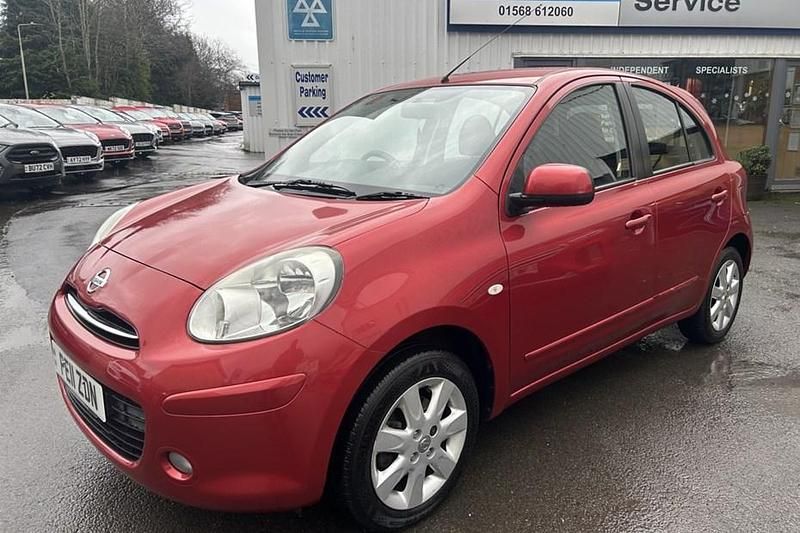 Red Used 2011 Nissan Micra Acenta Hatchback | £5,495 (Fair price) - Image 1/1