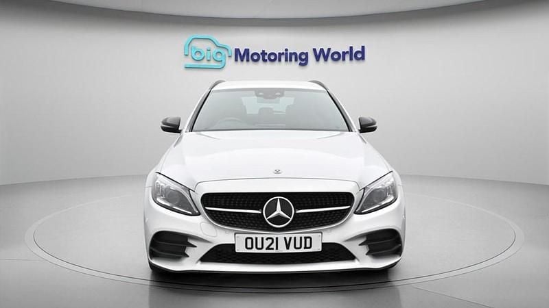 Used Mercedes C300e AMG line 2021 Silver Estate