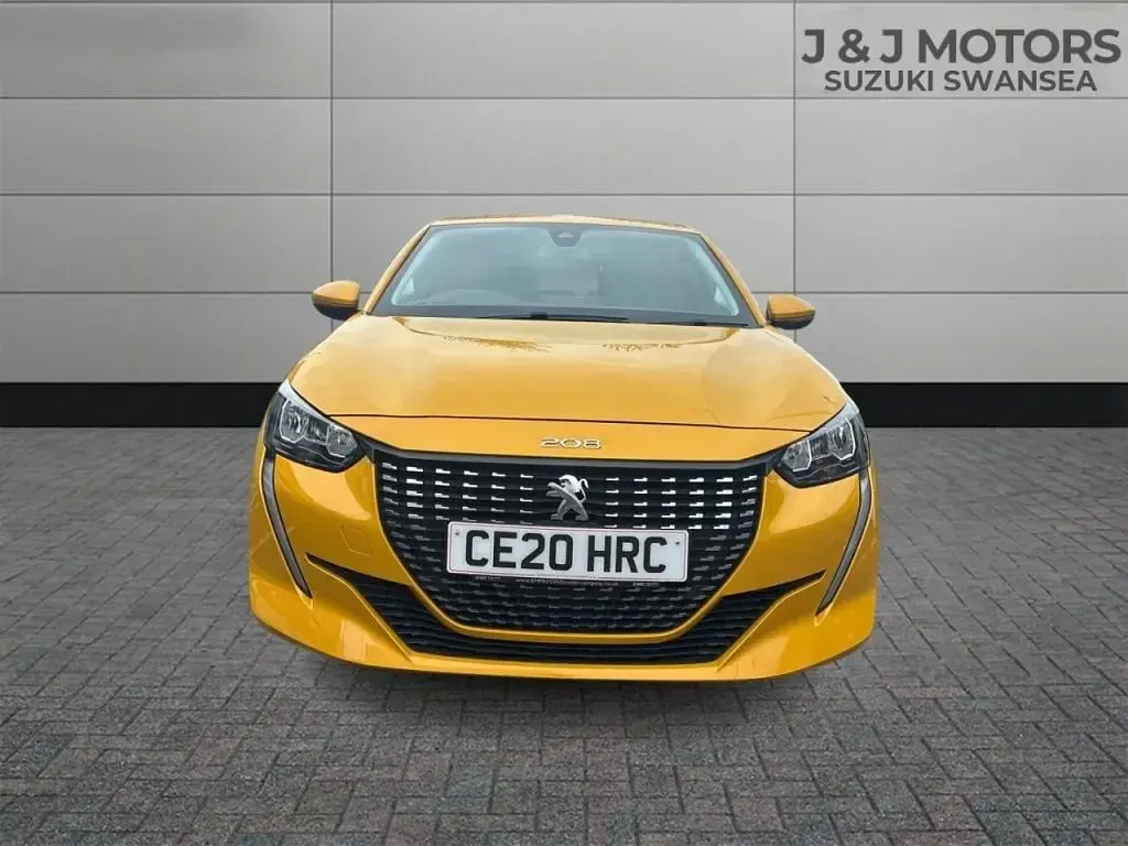 Usado Peugeot 208 Allure 75 HP (55 kW) 2020 Amarelo Citadino