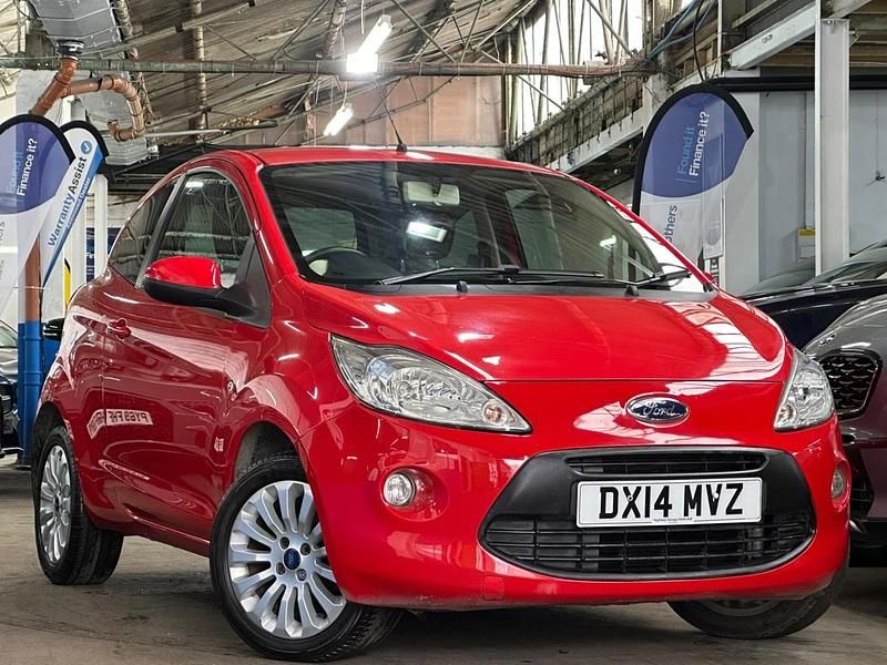 Used Ford Ka Zetec 69 HP (50 kW) 2014 Red Hatchback