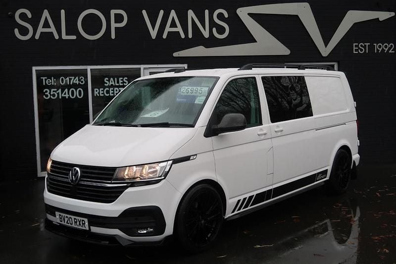 Used VW T6.1 Highline 150 HP (110 kW) 2020 White Van