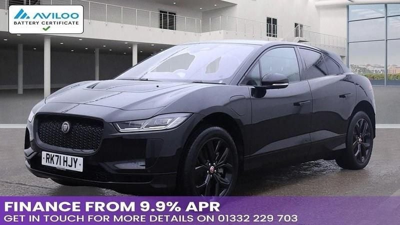 Black Used 2021 Jaguar I-Pace SUV | £18,485 (Fair price) - Image 1/4