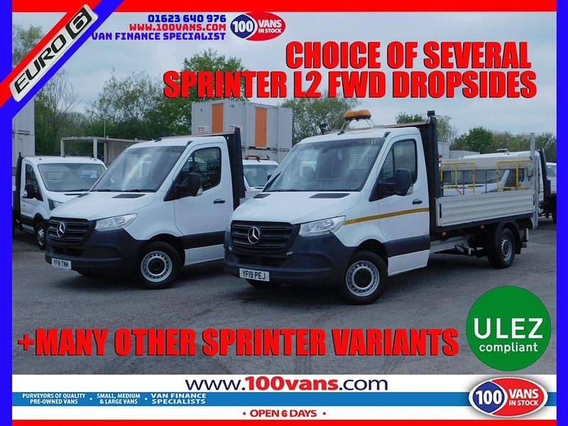White Used 2019 Mercedes Sprinter Van | £12,490 (Good price) - Image 1/2