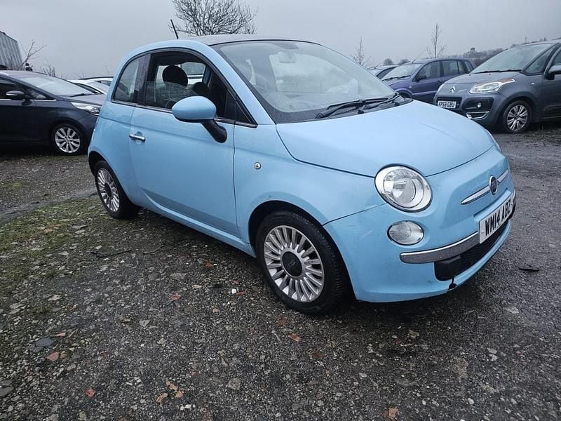 Używany Fiat 500 Lounge 69 KM (50 kW) 2014 Niebieski Hatchback