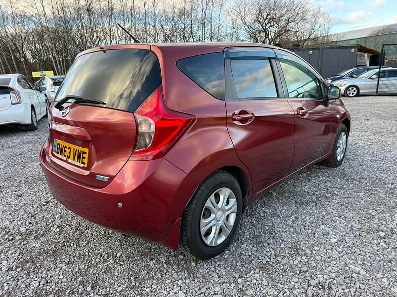 Used Nissan Note 98 HP (72 kW) 2025 Red Hatchback