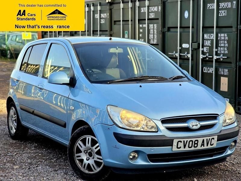 Used Hyundai Getz 95 HP (69 kW) 2008 Blue Hatchback