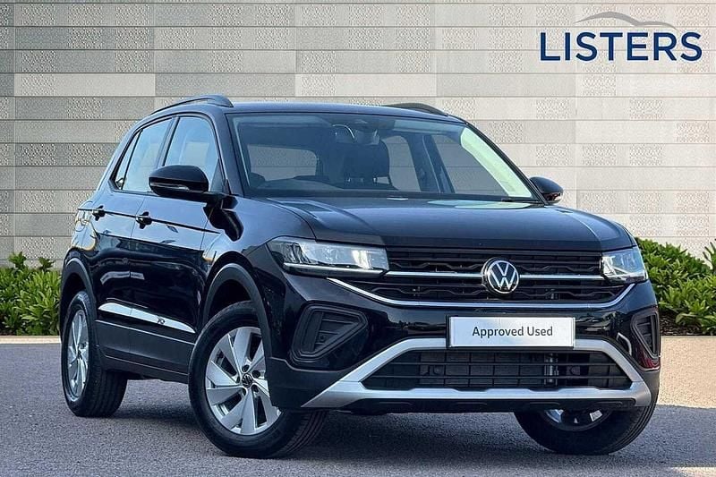 Deep black New 2025 VW T-Cross Life SUV | £20,500 (Fair price) - Image 1/4