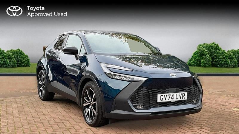 Midnight teal Used 2024 Toyota C-HR+ Design SUV | £26,790 - Image 1/4