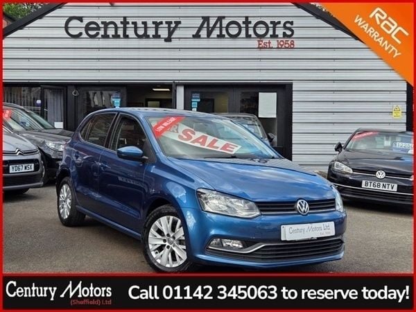 Blue Used 2016 VW Polo SE Hatchback | £8,490 (Fair price) - Image 1/1