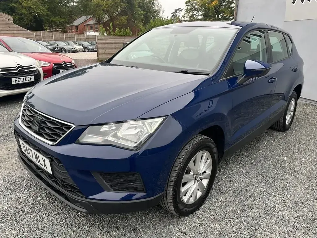 Begagnad Seat Ateca Ecomotive 115 HK (84 kW) 2017 Blå SUV