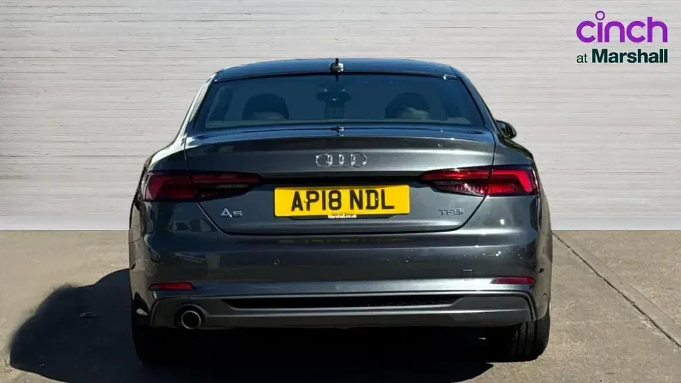 Used Audi A5 S-Line 150 HP (110 kW) 2018 Grey Coupe