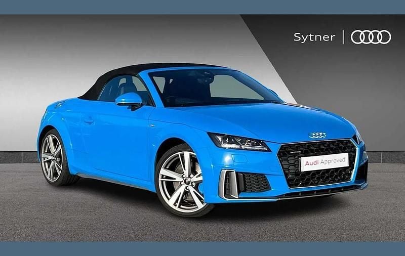 Blue Used 2019 Audi TT Roadster S-Line Cabriolet | £25,000 (Fair price) - Image 1/4