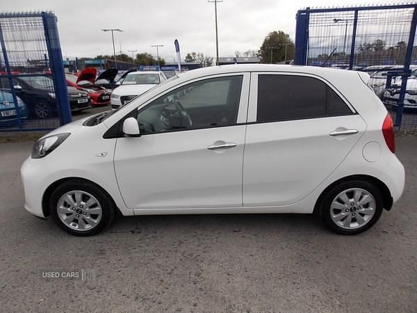 Used Kia Picanto 65 HP (47 kW) 2017 White Hatchback