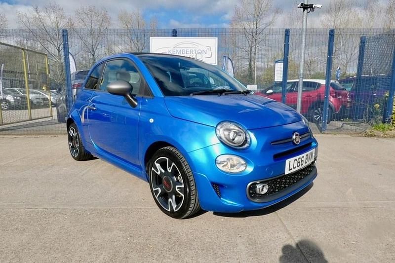 Used Fiat 500C S 85 HP (62 kW) 2016 Blue Cabriolet
