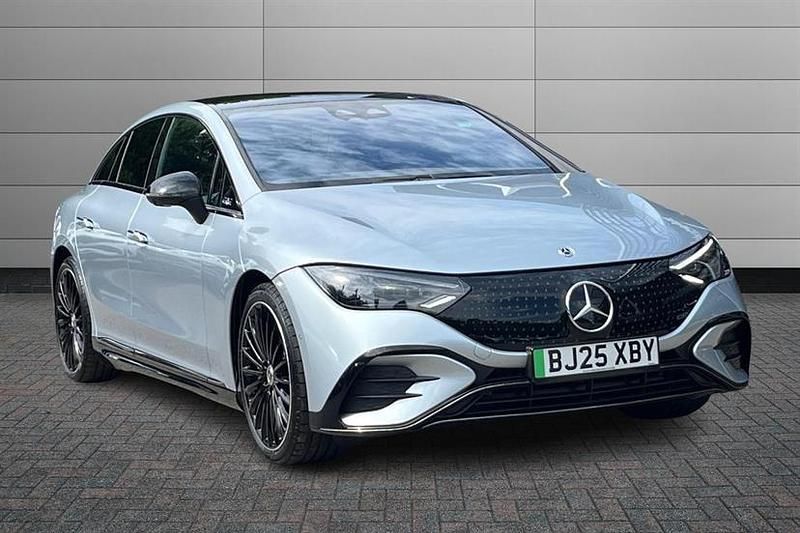 High tech silver New 2025 Mercedes EQE350 AMG line Sedan | £54,095 (Fair price) - Image 1/4