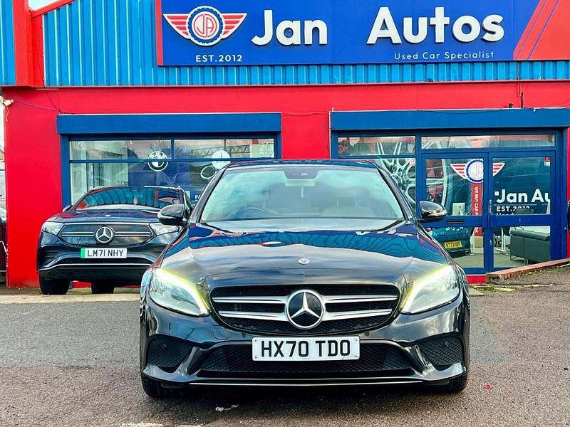 Used Mercedes C200 2020 Black Sedan