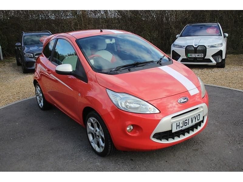 Used Ford Ka 69 HP (50 kW) 2011 Red Hatchback