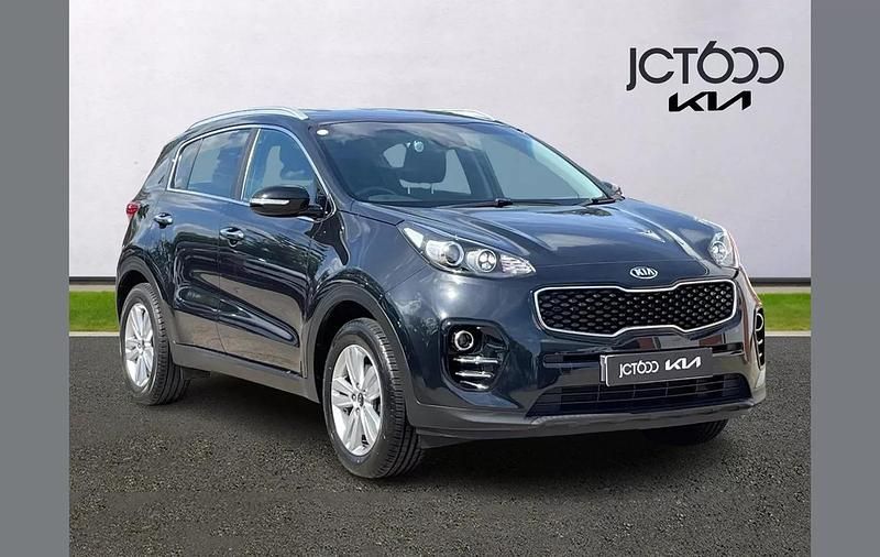 Black Used 2018 Kia Sportage 2 SUV | £10,738 (Good price) - Image 1/4