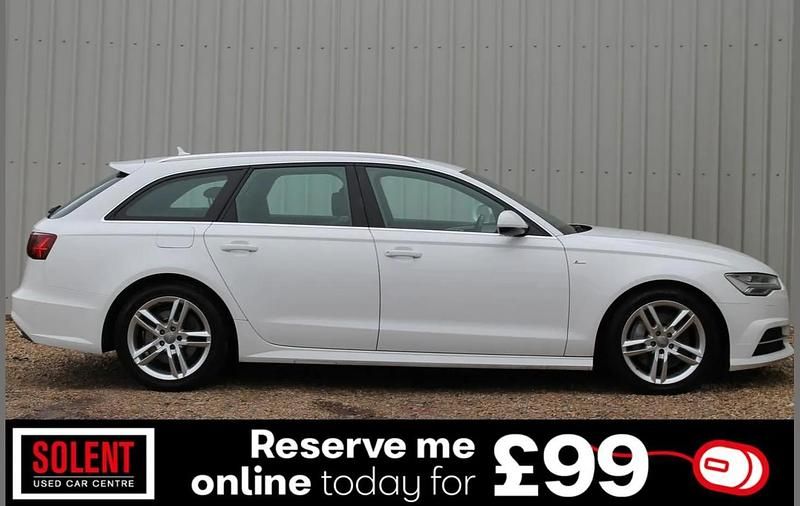 Used Audi A6 S-Line 218 HP (160 kW) 2016 White Estate