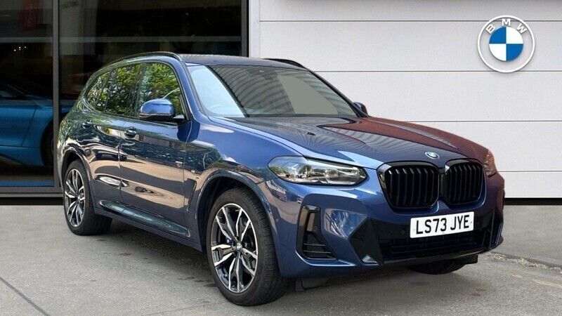 Blue Used 2023 BMW X3 M Sport SUV | £43,500 (Expensive) - Image 1/4