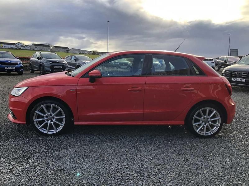 Used Audi A1 Sportback S-Line 123 HP (90 kW) 2017 Red Hatchback
