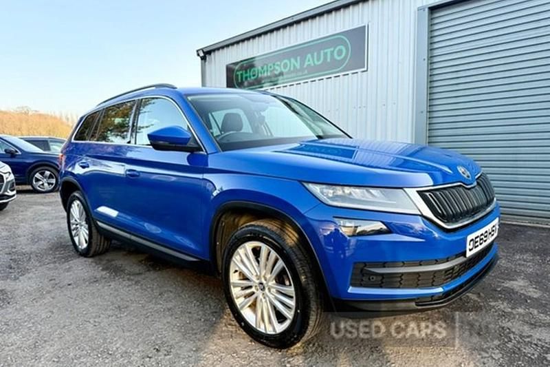 Used Skoda Kodiaq SE L 150 HP (110 kW) 2020 Blue SUV