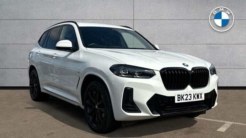White Used 2023 BMW X3 M Sport SUV | £34,996 (Good price) - Image 1/4