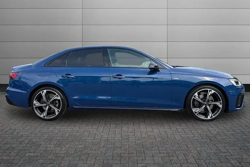 Used Audi A4 Black Edition 150 HP (110 kW) 2024 Ascari blue Sedan