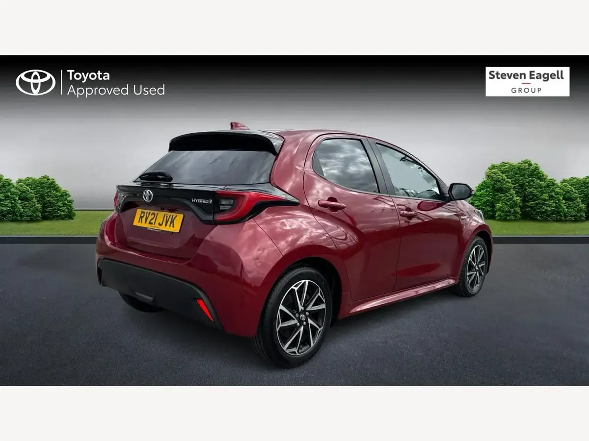 Used Toyota Yaris Design 2021 Red Hatchback