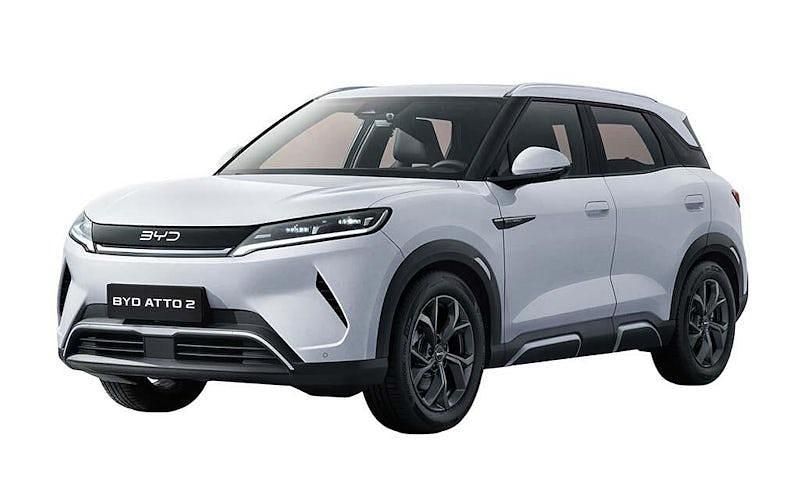 New BYD Atto 2 Boost 130 kW (177 HP) 2025 Skiing white SUV