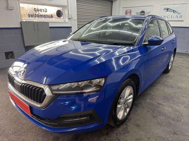 Used Skoda Octavia SE Technology 150 HP (110 kW) 2021 Blue Estate