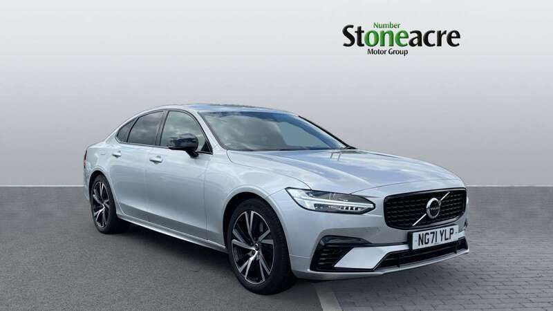 Silver Used 2022 Volvo S90 R-Design Sedan | £29,218 (Expensive) - Image 1/4