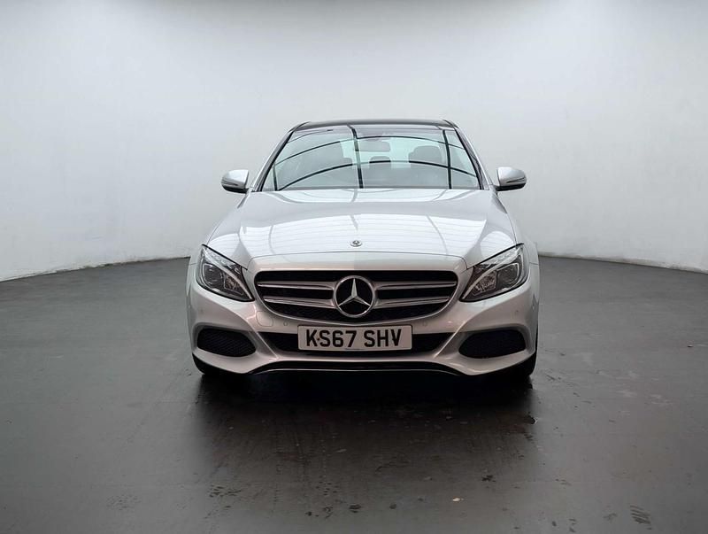 Begagnad Mercedes C220 Premium 2017 Silver Sedan