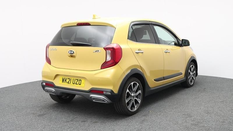 Used Kia Picanto X-Line 67 HP (49 kW) 2021 Yellow Hatchback