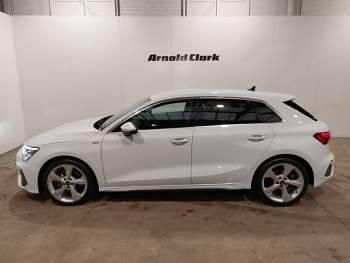 Used Audi A3 S-Line 150 HP (110 kW) 2024 White Hatchback