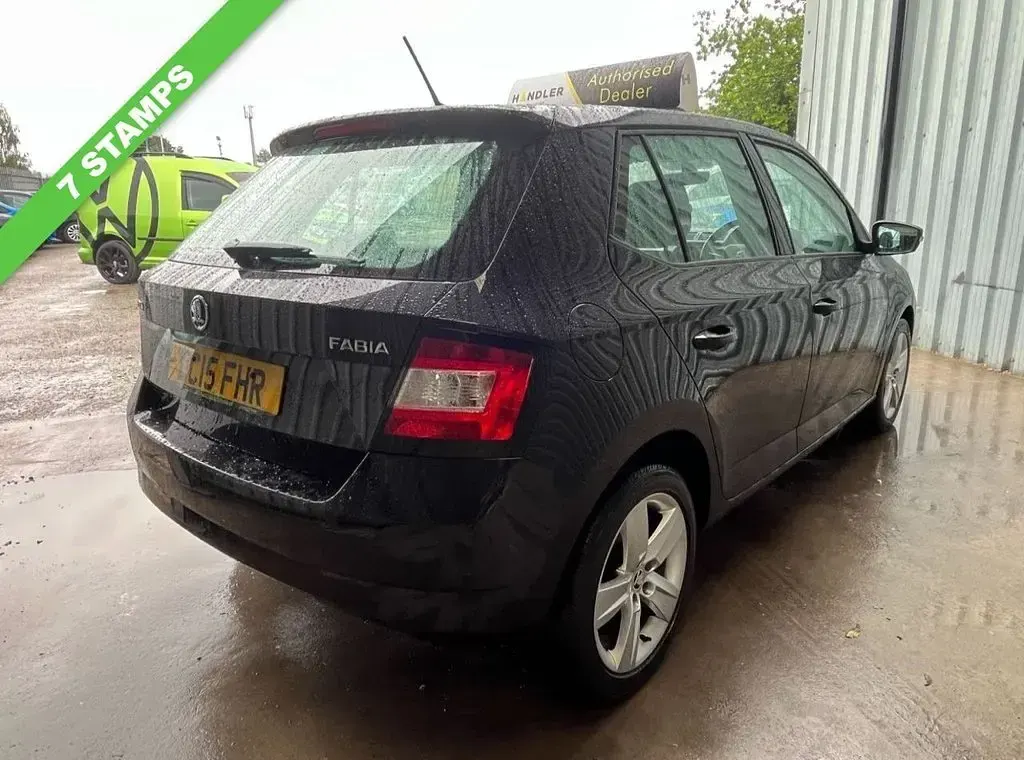 Used Skoda Fabia SE L 110 HP (80 kW) 2015 Black Hatchback