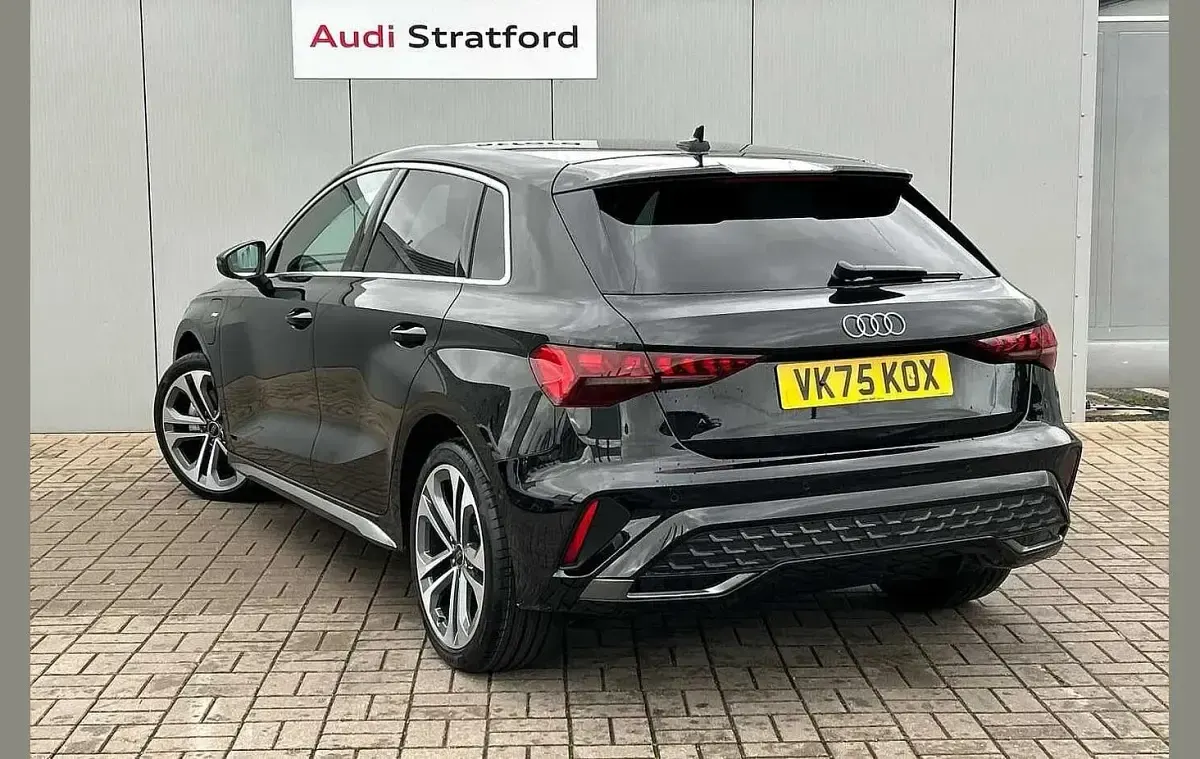 Used Audi A3 e-tron S-Line 200 HP (147 kW) 2025 Mythos black, metallic Hatchback