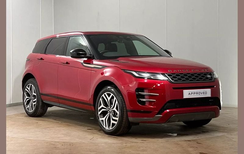 Red Used 2023 Land Rover Range Rover evoque HSE Dynamic SUV | £33,650 (Fair price) - Image 1/4