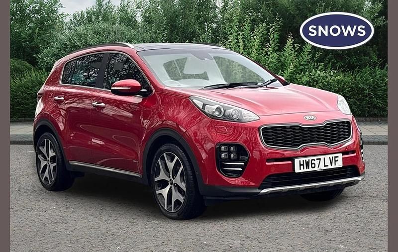 Used Kia Sportage GT-Line S 174 HP (127 kW) 2017 Red SUV