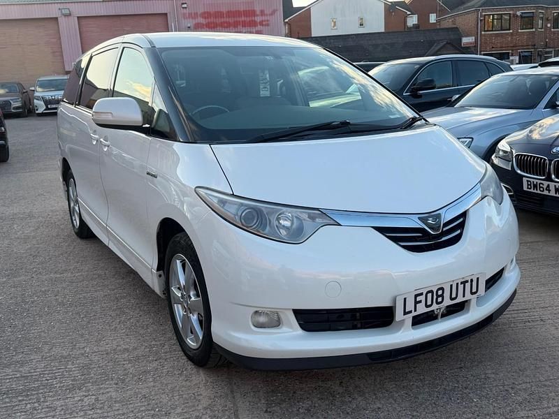 Used Toyota Estima Hybrid 2008 White MPV